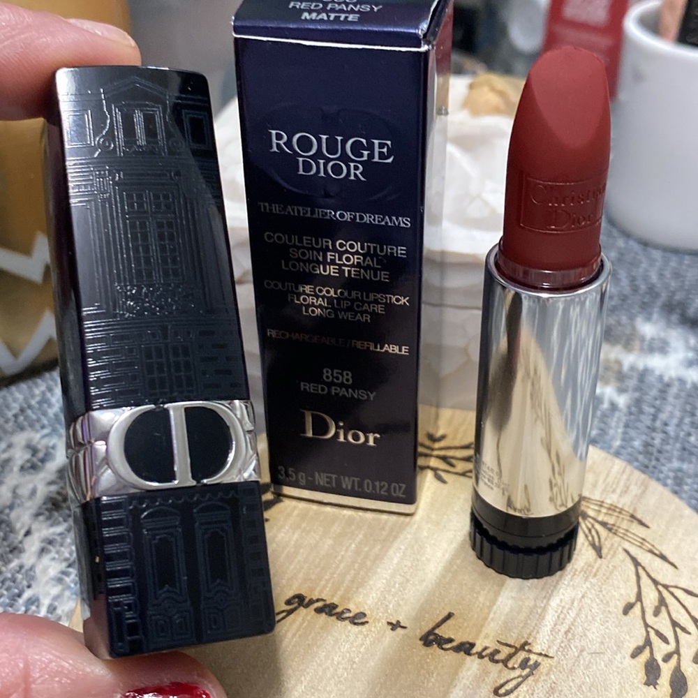 Dior Rouge Lipstick RED PANSY 858-Limited Edition